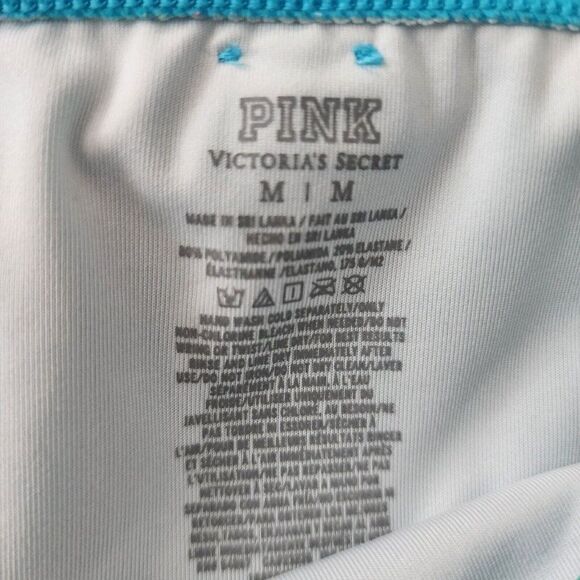 Victoria's Secret/Pink - Size M - Neon Nectar  Surf Crochet Hipster Swim Bottoms - Picture 8 of 9